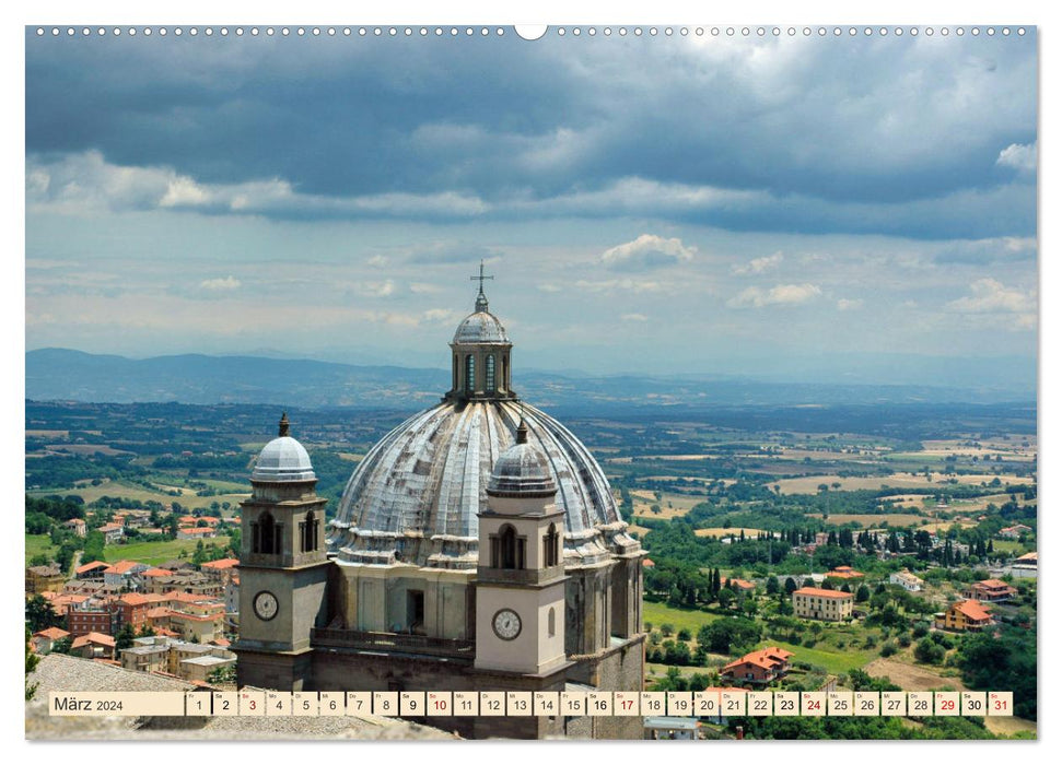 Idyllic villages in the north of the magical Lazio region (CALVENDO Premium Wall Calendar 2024) 