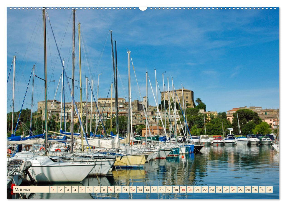 Idyllic villages in the north of the magical Lazio region (CALVENDO Premium Wall Calendar 2024) 