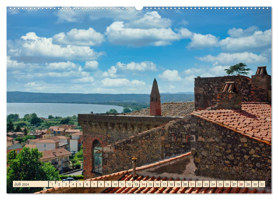 Villages idylliques au nord de la région magique du Latium (Calendrier mural CALVENDO Premium 2024) 