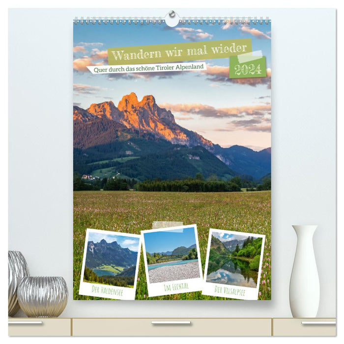 Let's go hiking again (CALVENDO Premium Wall Calendar 2024) 