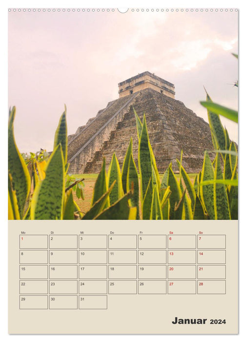 Mexico Yucatán Appointment Planner (CALVENDO Wall Calendar 2024) 