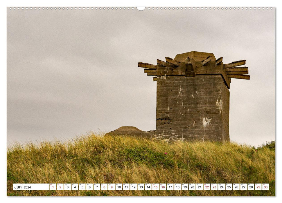 Bunker Remains of Time – Artistiquement beau (Calvendo Premium Wall Calendar 2024) 