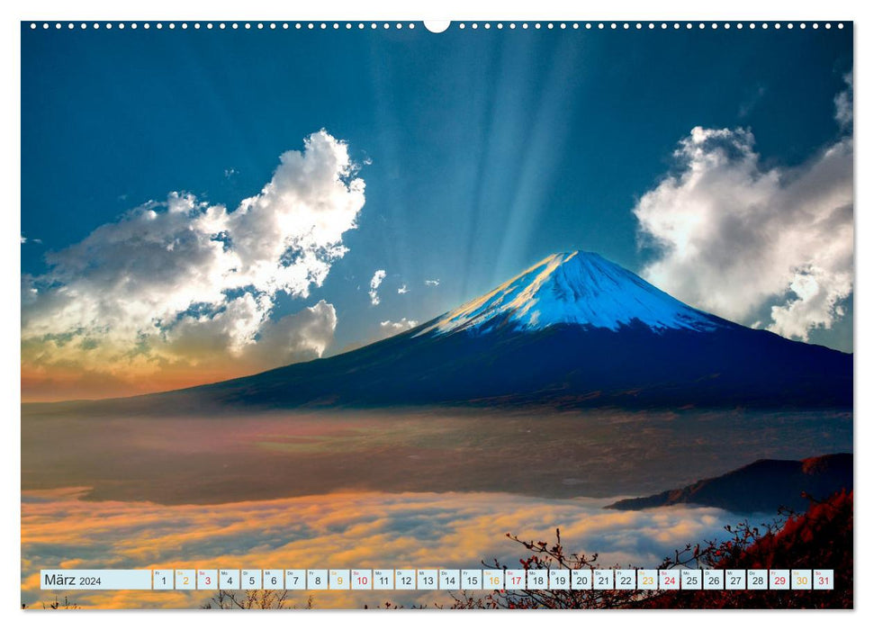 Japan - tradition and high-tech (CALVENDO Premium Wall Calendar 2024) 