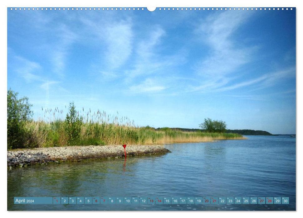 Wunderschöne Mecklenburgische Seenplatte (CALVENDO Wandkalender 2024)