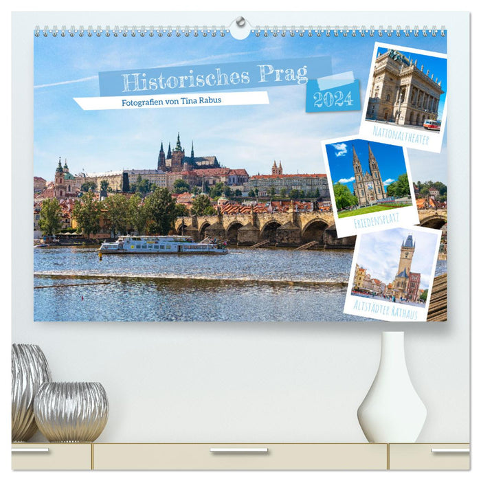 Historic Prague (CALVENDO Premium Wall Calendar 2024) 