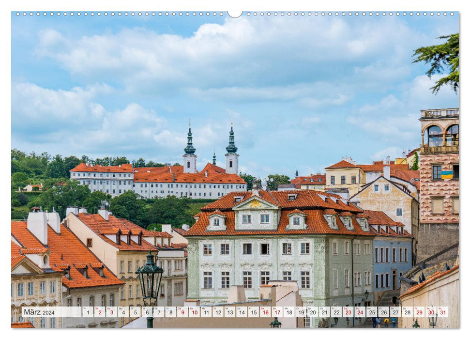 Prague historique (Calvendo Premium Calendrier mural 2024) 