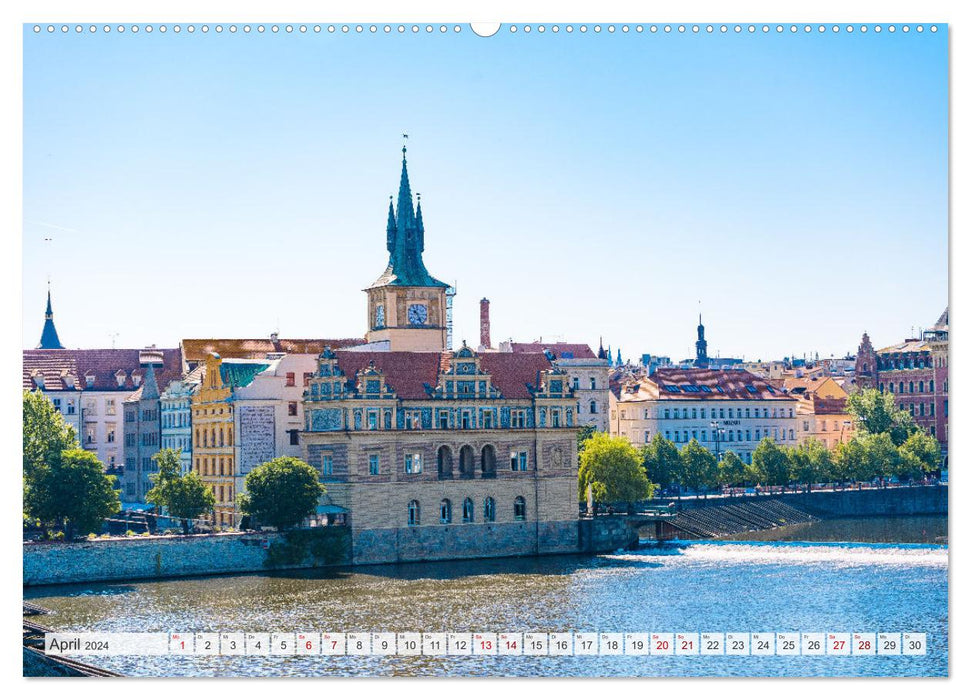 Prague historique (Calvendo Premium Calendrier mural 2024) 