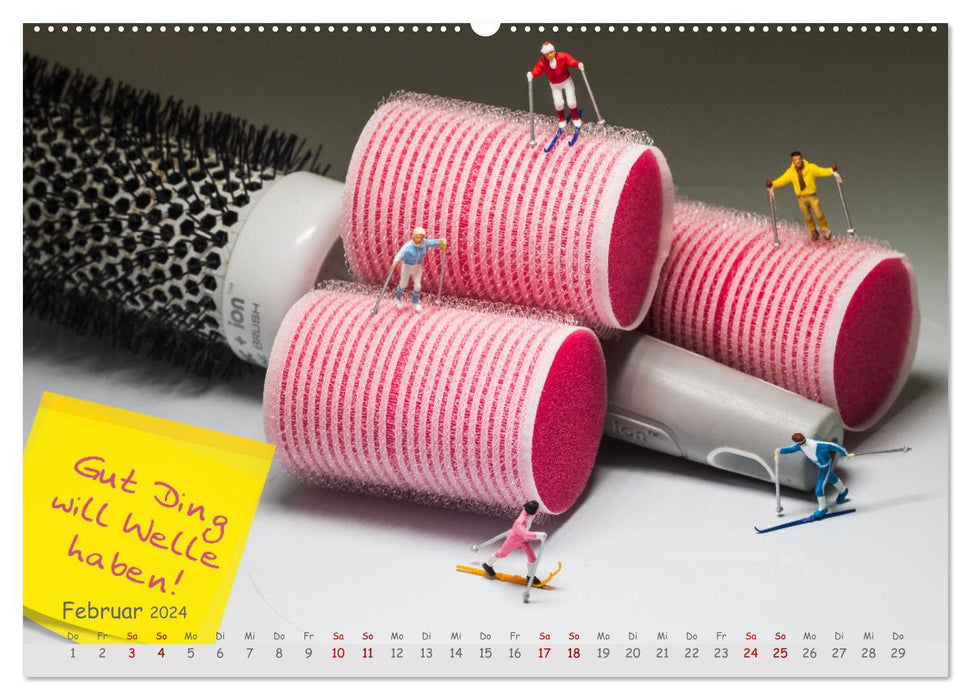 Hairliche Sprüche für alle Haareszeiten (CALVENDO Premium Wandkalender 2024)