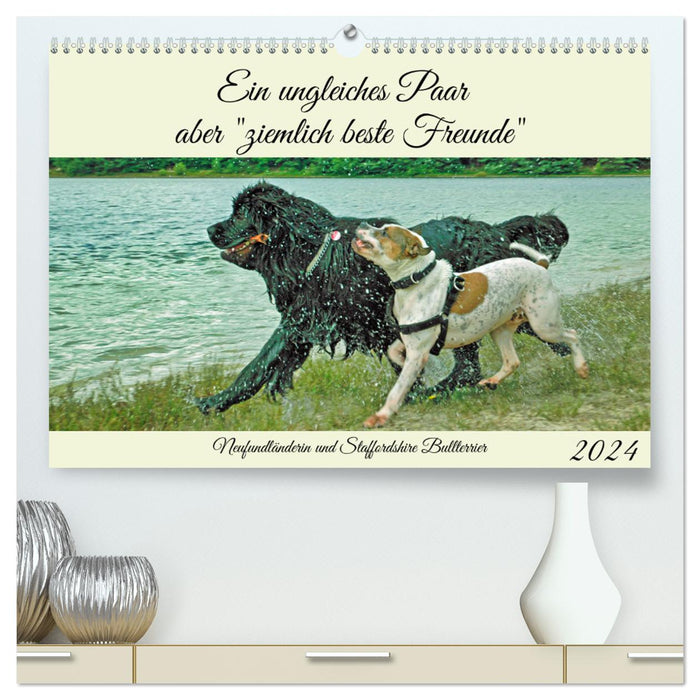 An unlikely couple but “pretty much best friends” (CALVENDO Premium Wall Calendar 2024) 