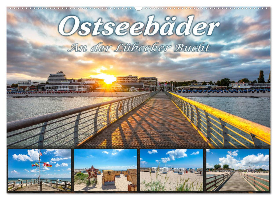 Ostseebäder an der Lübecker Bucht (CALVENDO Wandkalender 2024)
