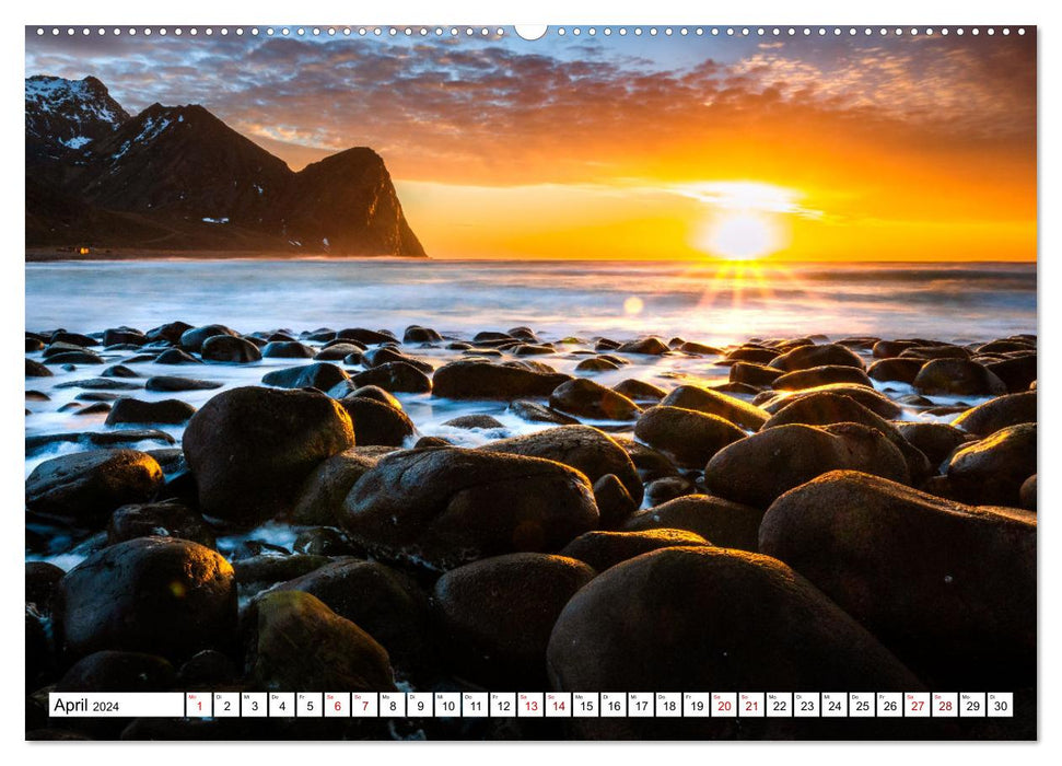 Lofoten - A journey through Northern Norway (CALVENDO wall calendar 2024) 