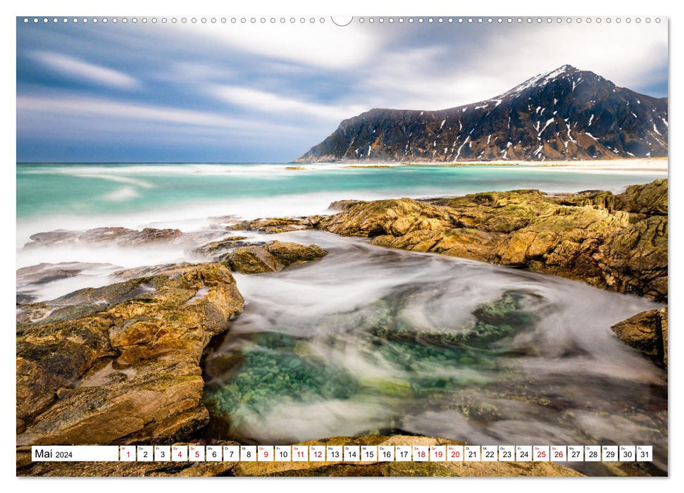 Lofoten - A journey through Northern Norway (CALVENDO wall calendar 2024) 