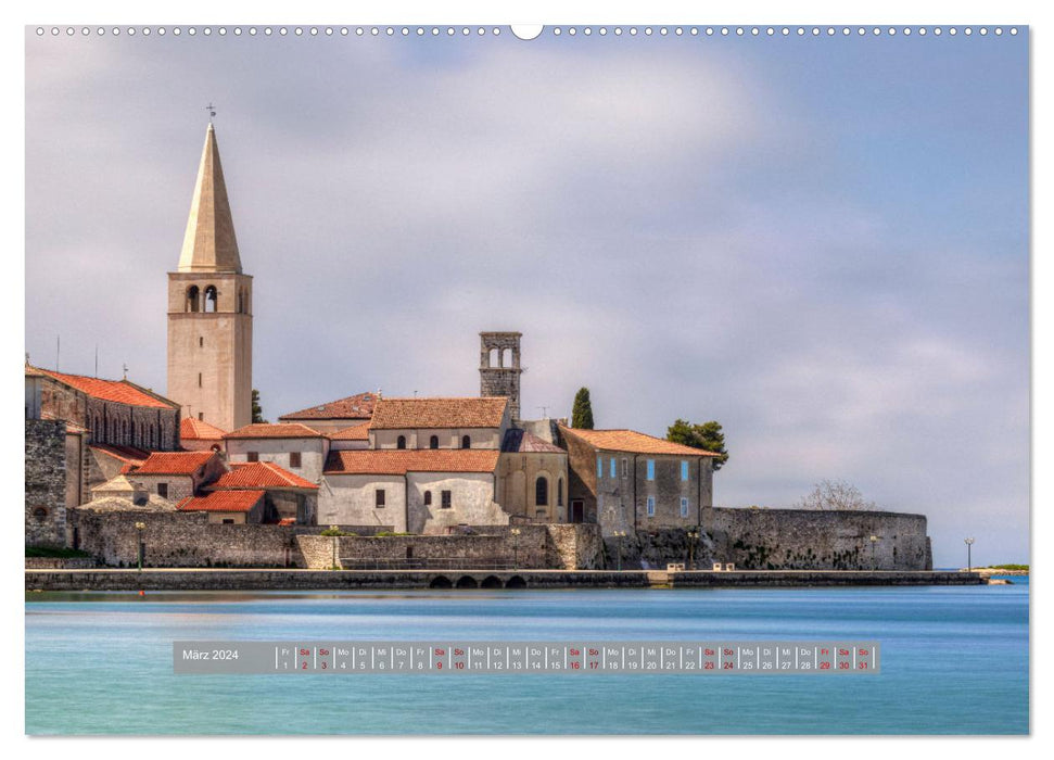 Istrien - Die grüne Oase der Nordadria. (CALVENDO Premium Wandkalender 2024)