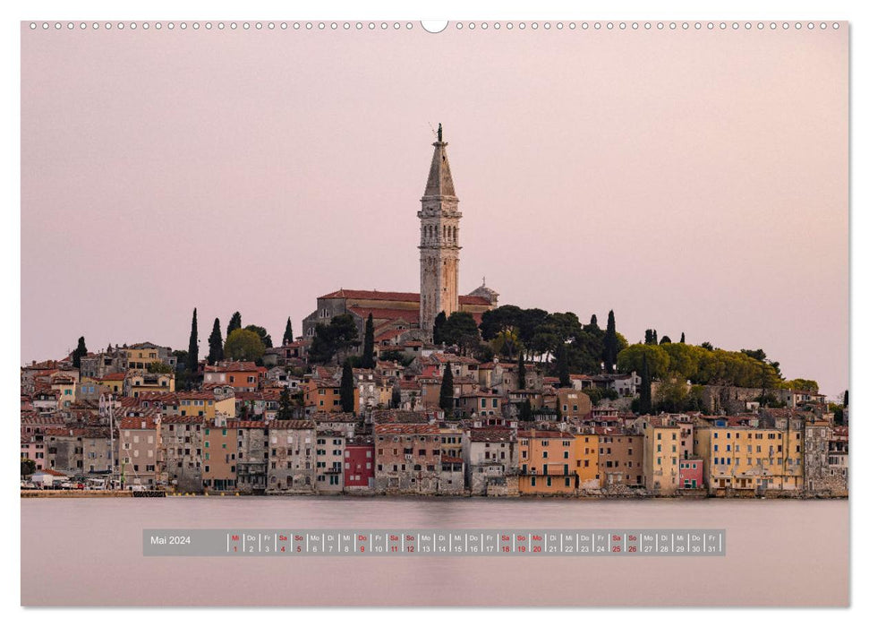 Istria - The green oasis of the northern Adriatic. (CALVENDO Premium Wall Calendar 2024) 