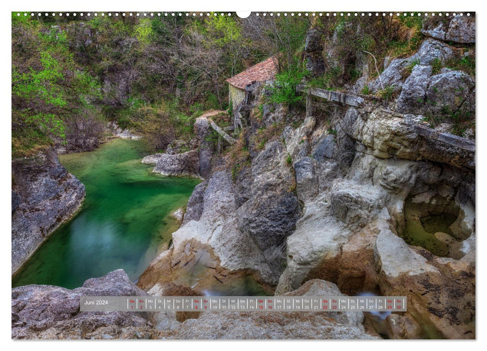 Istria - The green oasis of the northern Adriatic. (CALVENDO Premium Wall Calendar 2024) 