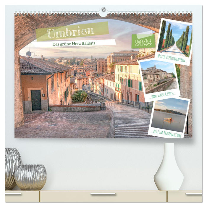 Umbrien - Das grüne Herz Italiens (CALVENDO Premium Wandkalender 2024)