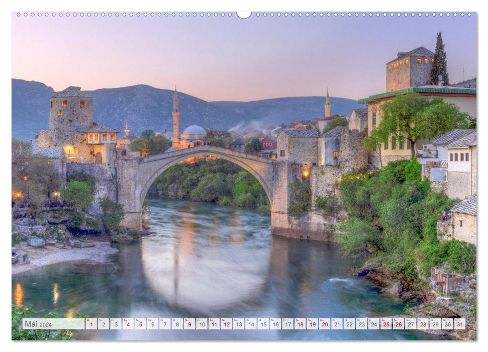 Bosnia-Herzegovina The romantic heart of the Balkans (CALVENDO Premium Wall Calendar 2024) 