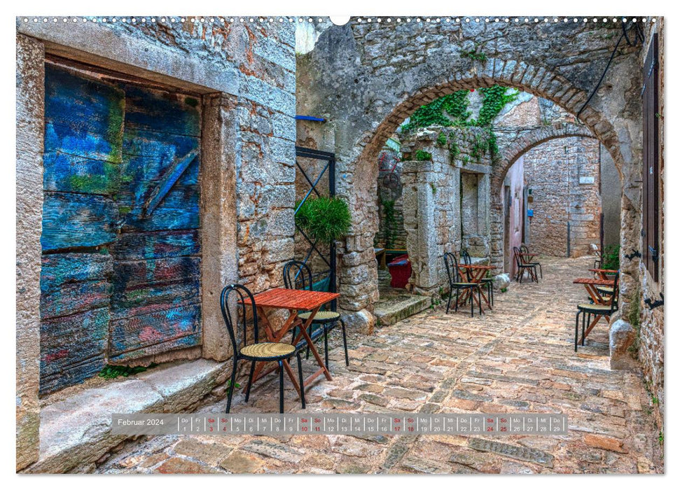 Istria - The green oasis of the northern Adriatic. (CALVENDO wall calendar 2024) 