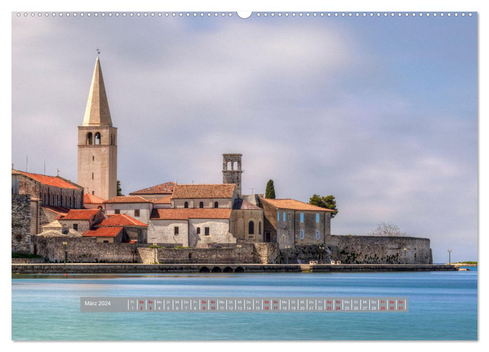 Istria - The green oasis of the northern Adriatic. (CALVENDO wall calendar 2024) 