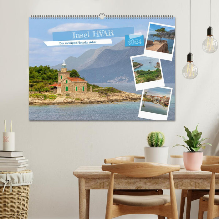 Island of Hvar - The sunniest place in the Adriatic (CALVENDO wall calendar 2024) 