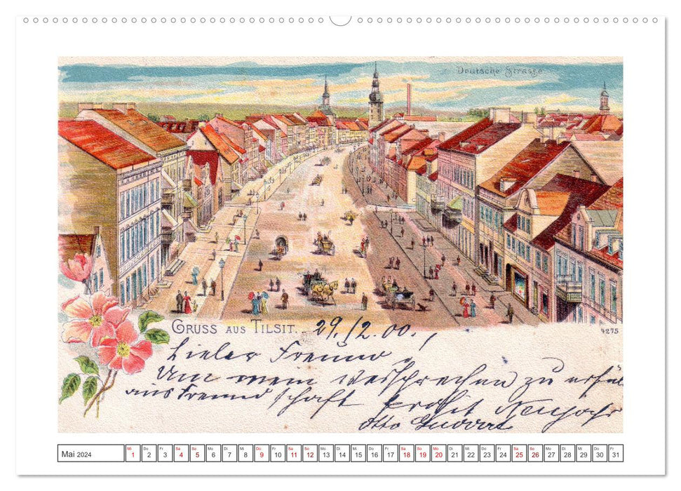 Gruss aus Tilsit - Historische Stadtansichten (CALVENDO Premium Wandkalender 2024)