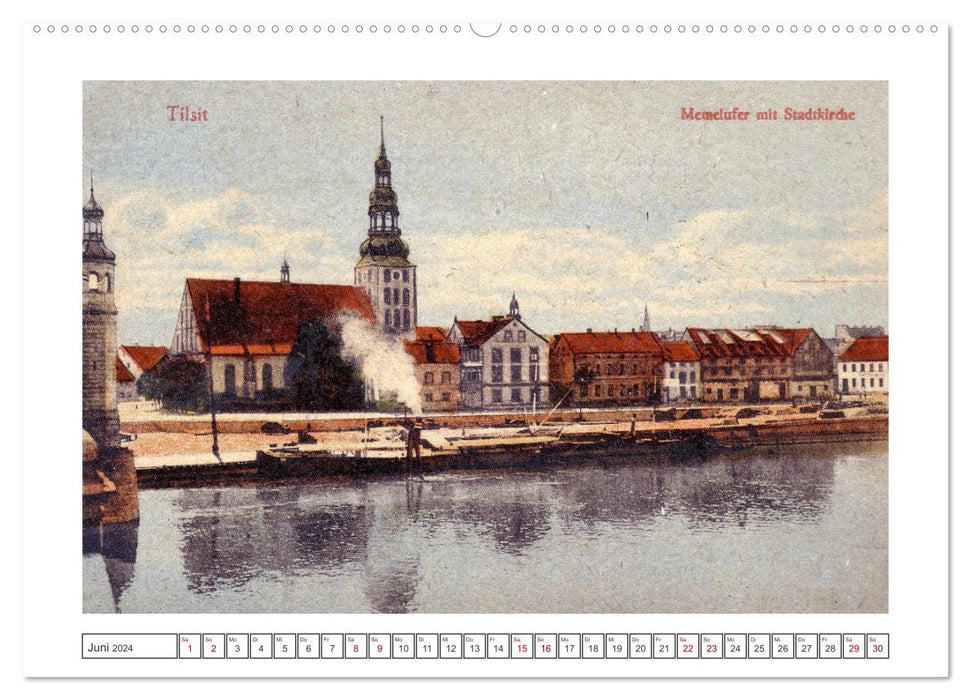 Greetings from Tilsit - Historical city views (CALVENDO Premium Wall Calendar 2024) 
