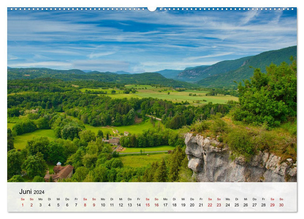 France's natural beauties (CALVENDO wall calendar 2024) 