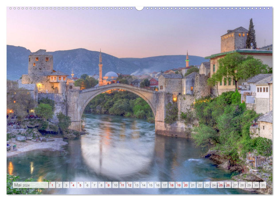 Bosnia-Herzegovina The romantic heart of the Balkans (CALVENDO wall calendar 2024) 