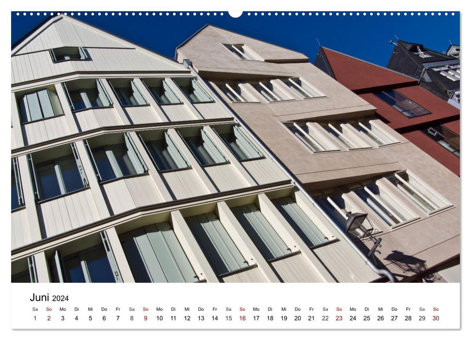 Frankfurt am Main - Fassaden (CALVENDO Premium Wandkalender 2024)