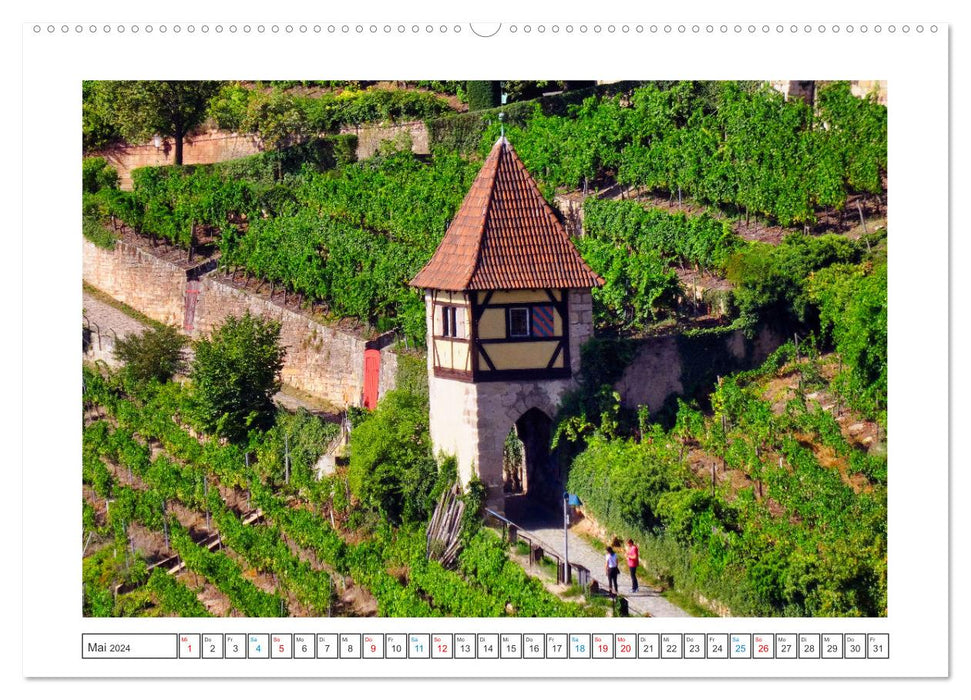 Stimmungsvolles Esslingen (CALVENDO Premium Wandkalender 2024)