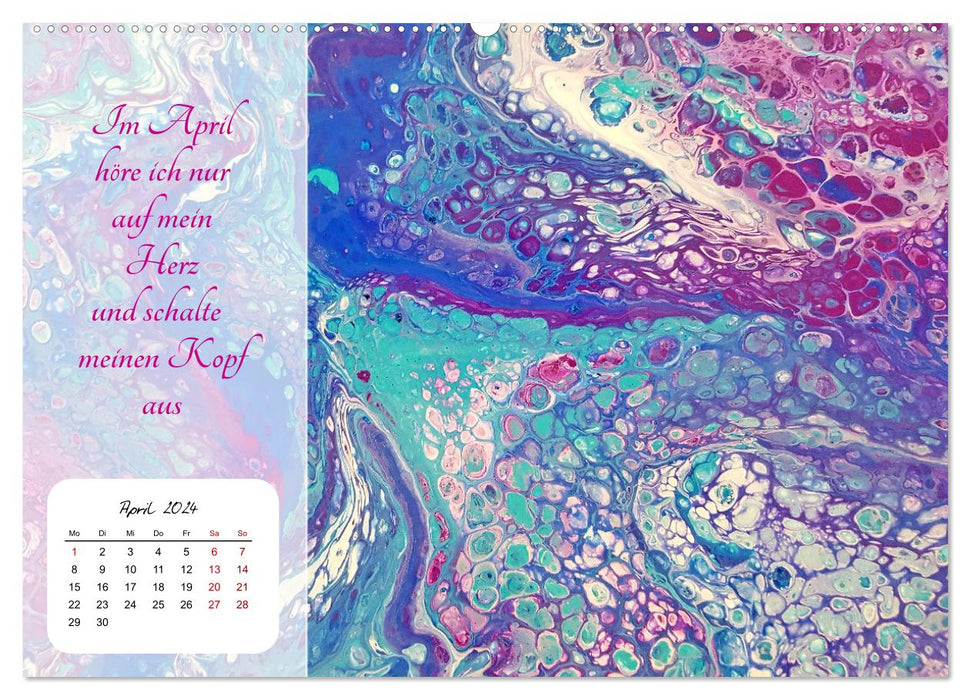 Your year filled with mindfulness (CALVENDO Premium Wall Calendar 2024) 