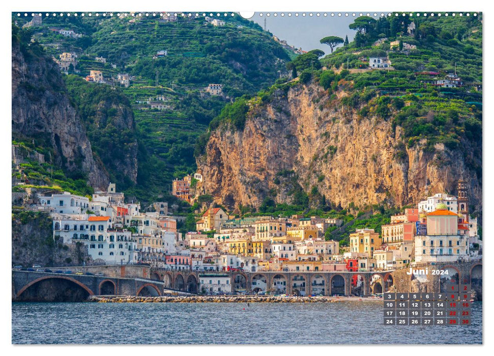 Italy, the country where the lemons bloom by VogtArt (CALVENDO wall calendar 2024) 