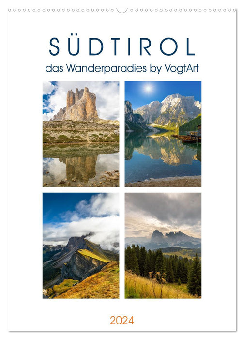 South Tyrol, the hiking paradise (CALVENDO wall calendar 2024) 