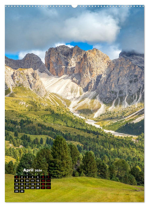 Südtirol, das Wanderparadies (CALVENDO Wandkalender 2024)