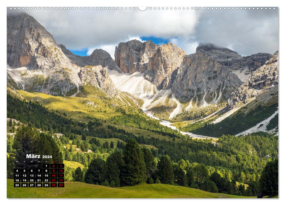 Südtirol, traumhafte Berge und Seen by VogtArt (CALVENDO Premium Wandkalender 2024)