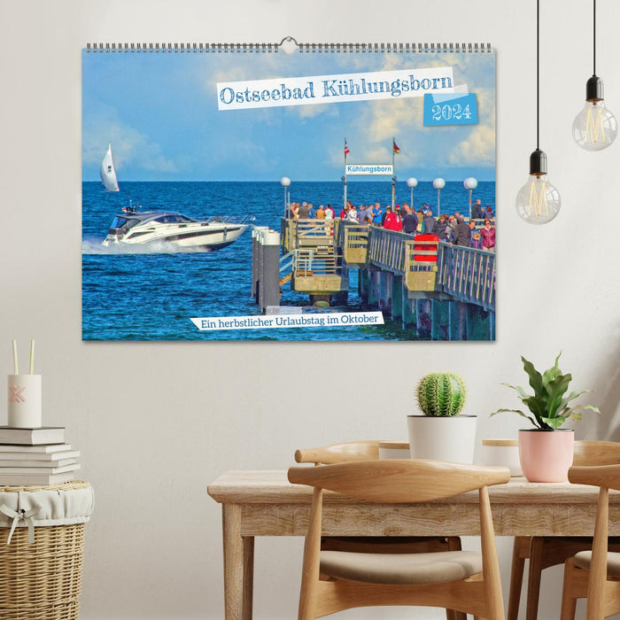 Ostseebad Kühlungsborn – An autumnal vacation day in October (CALVENDO wall calendar 2024) 