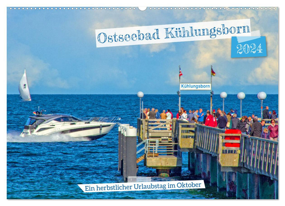 Ostseebad Kühlungsborn – Ein herbstlicher Urlaubstag im Oktober (CALVENDO Wandkalender 2024)