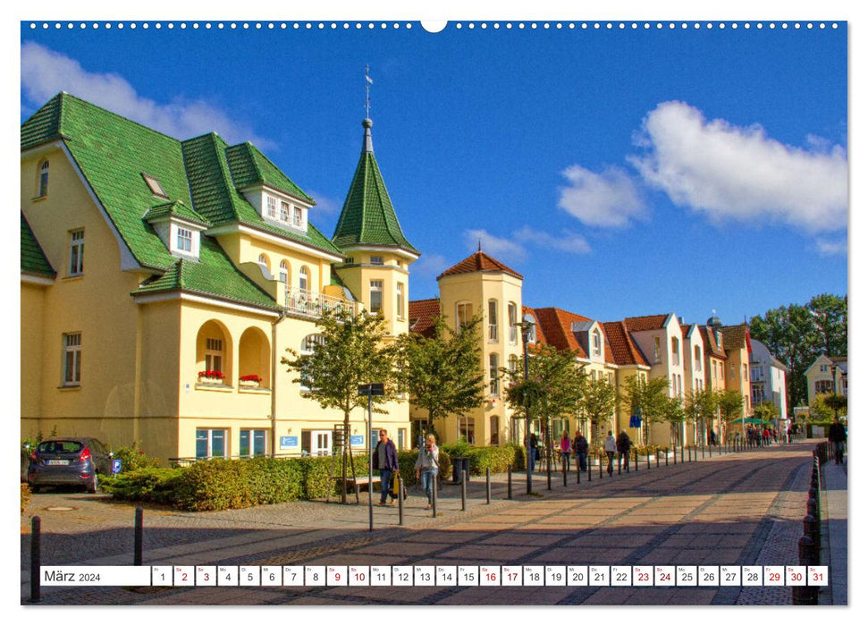 Ostseebad Kühlungsborn – An autumnal vacation day in October (CALVENDO wall calendar 2024) 