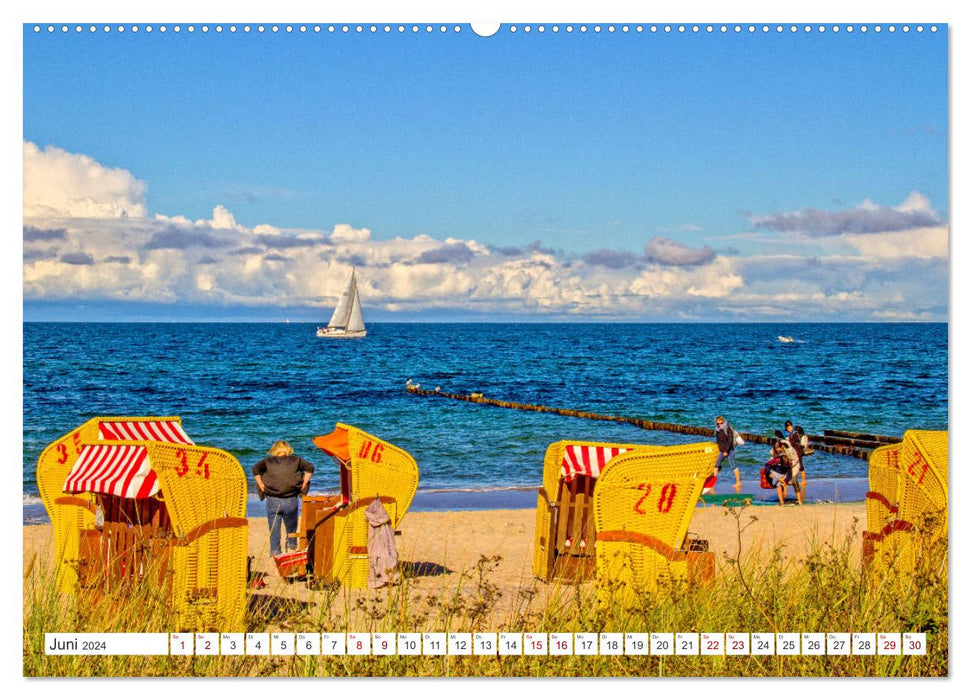 Ostseebad Kühlungsborn – An autumnal vacation day in October (CALVENDO wall calendar 2024) 