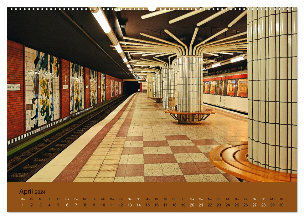 Colorful underground (CALVENDO Premium Wall Calendar 2024) 