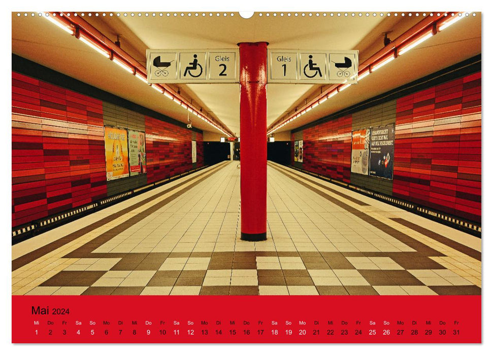 Colorful underground (CALVENDO Premium Wall Calendar 2024) 