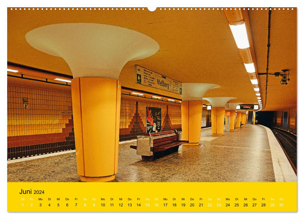 Colorful underground (CALVENDO Premium Wall Calendar 2024) 