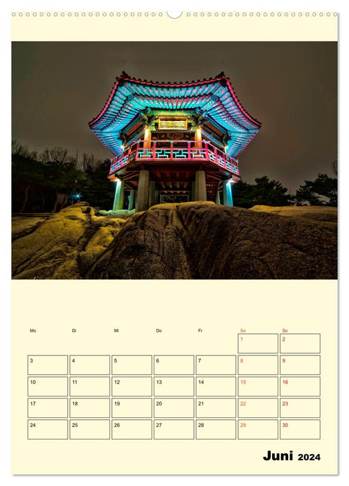 South Korea - tradition and high-tech (CALVENDO wall calendar 2024) 