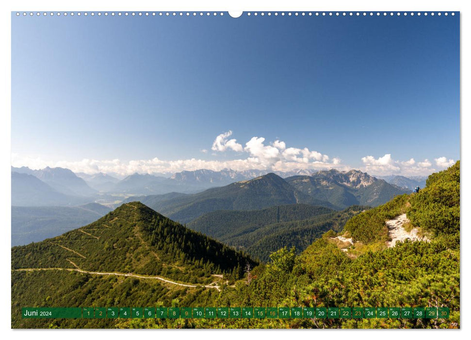 Beautiful Alpine countries (CALVENDO Premium Wall Calendar 2024) 
