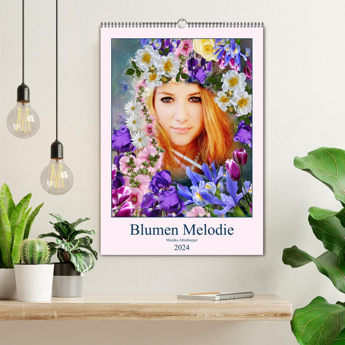 Blumen Melodie (CALVENDO Wandkalender 2024)