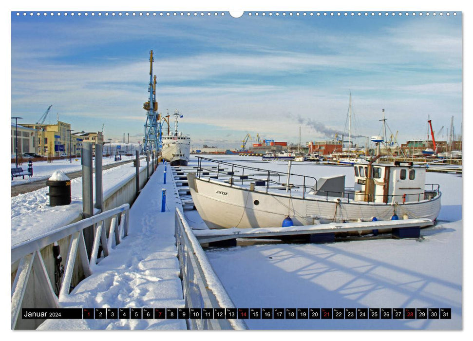 Erlebnis Ostseeküste - zwischen Wismarer Bucht und Darß (CALVENDO Wandkalender 2024)