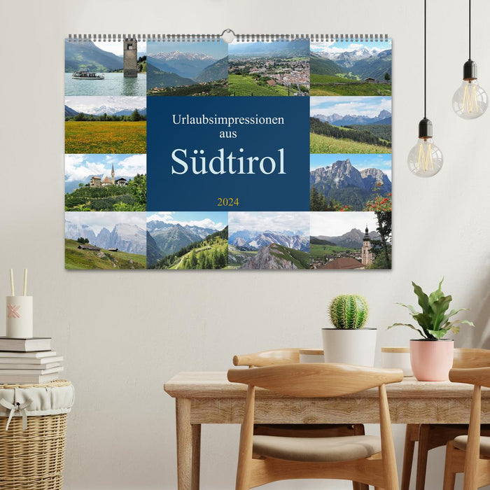 Urlaubsimpressionen aus Südtirol (CALVENDO Wandkalender 2024)