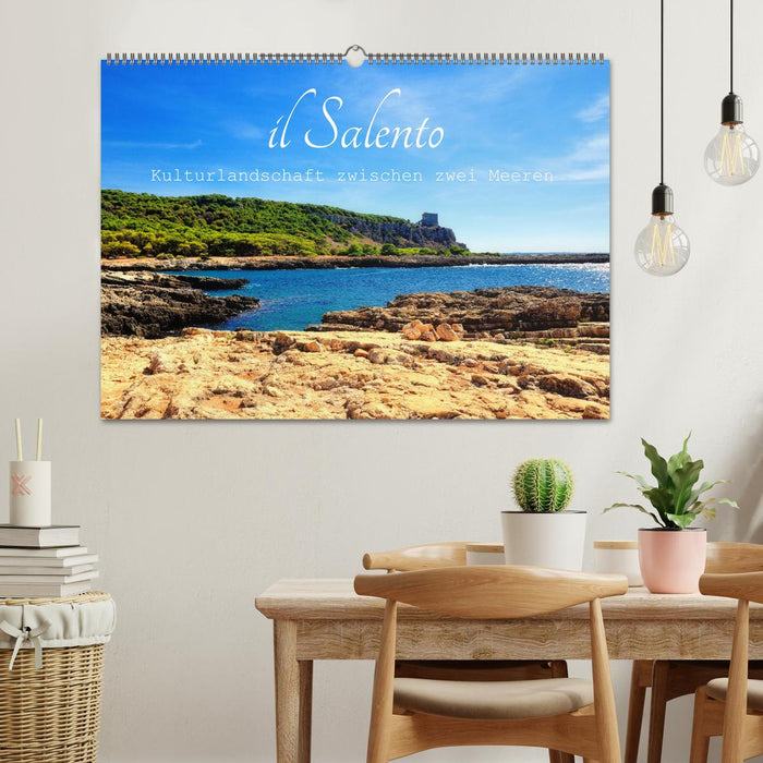 il Salento Kulturlandschaft zwischen zwei Meeren (CALVENDO Wandkalender 2024)