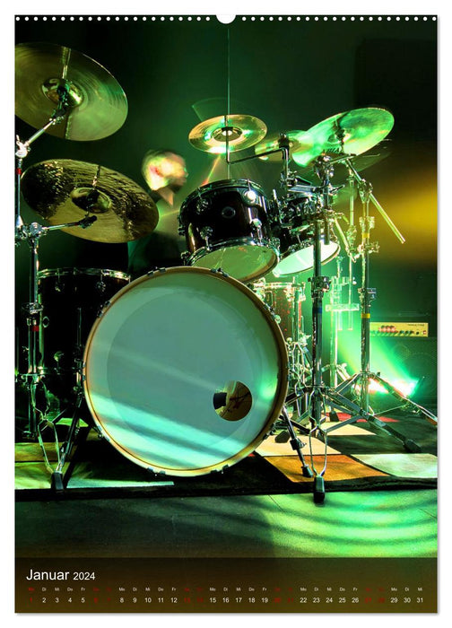 Schlagzeug in Concert (CALVENDO Wandkalender 2024)