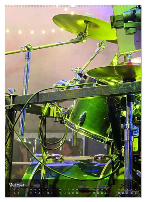 Schlagzeug in Concert (CALVENDO Wandkalender 2024)
